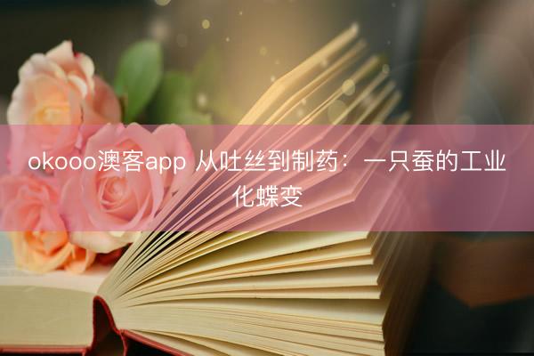 okooo澳客app 从吐丝到制药：一只蚕的工业化蝶变