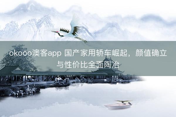 okooo澳客app 国产家用轿车崛起，颜值确立与性价比全面陶冶