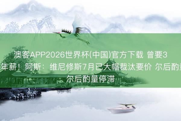 澳客APP2026世界杯(中国)官方下载 曾要3000万年薪！阿斯：维尼修斯7月已大幅裁汰要价 尔后酌量停滞